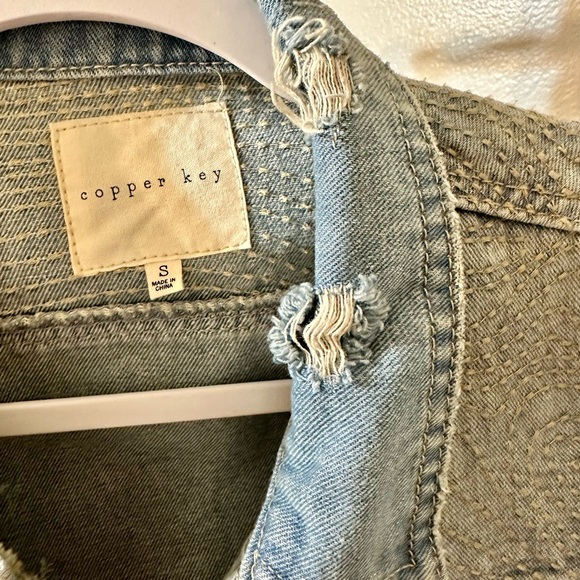 Copper Key Jean Distressed Jacket - Picture 5 of 14
